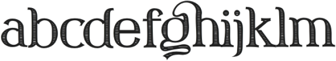 Western Roodle Engraved otf (400) Font LOWERCASE