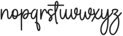 Western Valentine Regular otf (400) Font LOWERCASE