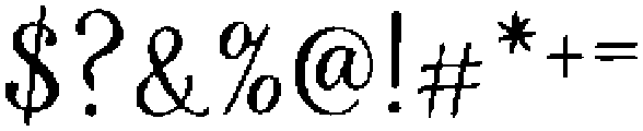 Westfalia Regular otf (400) Font OTHER CHARS