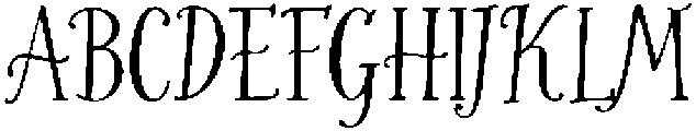 Westfalia Regular otf (400) Font UPPERCASE