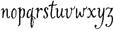 Westfalia Regular otf (400) Font LOWERCASE
