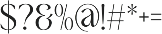 Westiga-Regular otf (400) Font OTHER CHARS