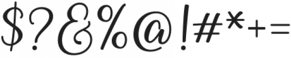 Westline Script Regular otf (400) Font OTHER CHARS