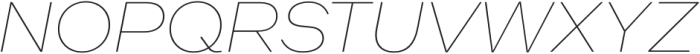 Westport Thin Italic otf (100) Font UPPERCASE