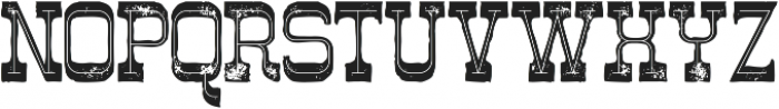 Westwood Inline Grunge ttf (400) Font UPPERCASE
