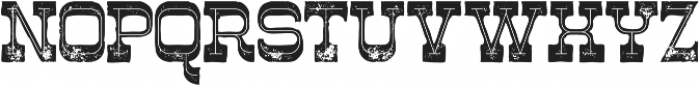 Westwood Inline Grunge ttf (400) Font LOWERCASE
