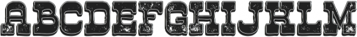 Westwood Shadow Grunge ttf (400) Font LOWERCASE