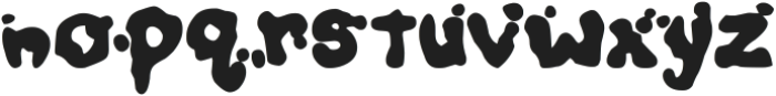 Wet Letters ttf (400) Font LOWERCASE