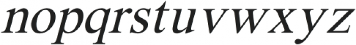 wellingtonItalic-Italic otf (400) Font LOWERCASE