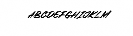 Webrush.ttf Font LOWERCASE