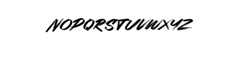 Webrush.ttf Font LOWERCASE