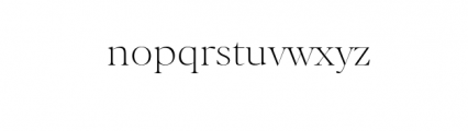 Wensley-Light.otf Font LOWERCASE