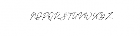 Westbury Signature alt 2.otf Font UPPERCASE