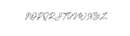 Westbury Signature alt1.otf Font UPPERCASE