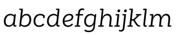 Weekly Alt Regular Italic Font LOWERCASE