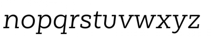 Weekly Alt Regular Italic Font LOWERCASE