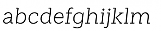 Weekly Light Italic Font LOWERCASE