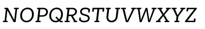 Weekly Medium Italic Font UPPERCASE
