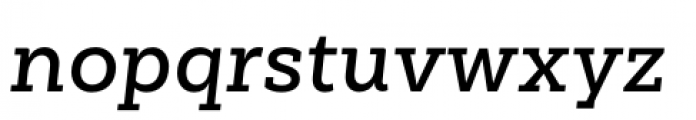 Weekly Pro Semi Bold Italic Font LOWERCASE