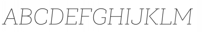 Weekly Pro Thin Italic Font UPPERCASE
