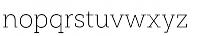 Weekly Pro Ultra Light Font LOWERCASE