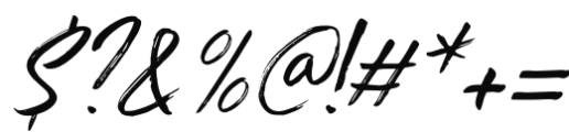 Weeping Willow Italic Font OTHER CHARS