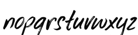 Weeping Willow Italic Font LOWERCASE