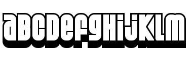 Weltron 2001 Font LOWERCASE