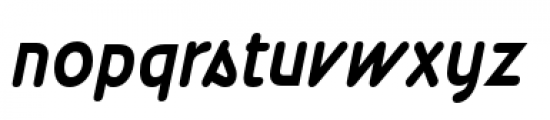 Wevli Bold Italic Font LOWERCASE