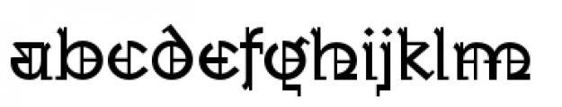 WexfordOakley Regular Font LOWERCASE