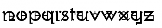 WexfordOakley Regular Font LOWERCASE