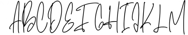 Weatherglass - Handwritten Signature Font UPPERCASE