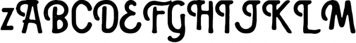 Wednesday Typeface Font UPPERCASE