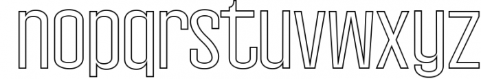 Wellston Modern Sans Serif Font Family 5 Font LOWERCASE