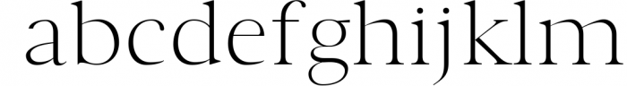 Wensley Modern Serif Font Family 1 Font LOWERCASE