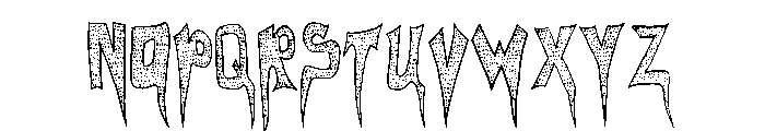 WEBBING Font LOWERCASE