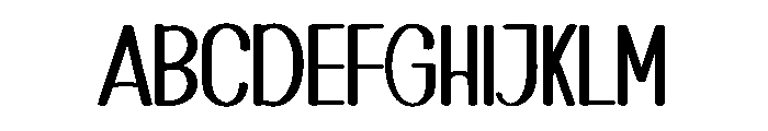 WELCOME BACK Font UPPERCASE