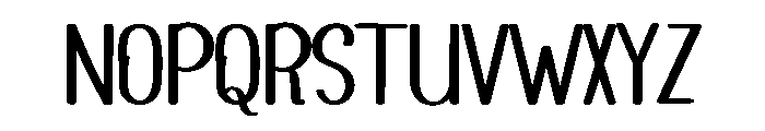 WELCOME BACK Font UPPERCASE