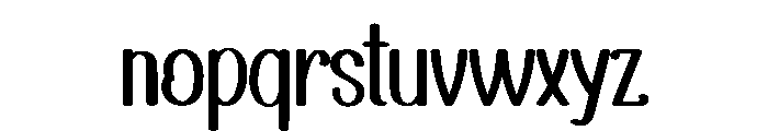 WELCOME BACK Font LOWERCASE