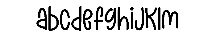 We Are Dreamer Font LOWERCASE