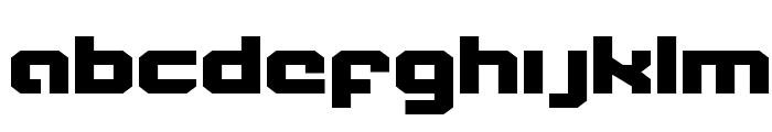 Weaponeer Expanded Font LOWERCASE