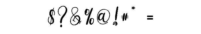 Wedding By Mandala Font OTHER CHARS