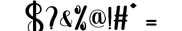 Wedding Ceremony Font OTHER CHARS
