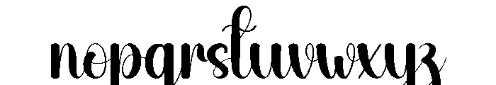 Wedding Ceremony Font LOWERCASE