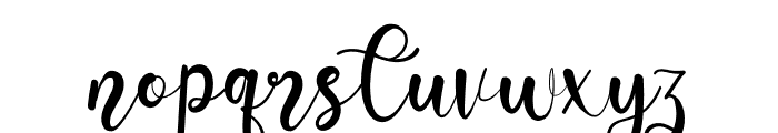 Wedding Holiday Font LOWERCASE