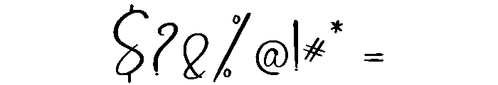 Wedding Signature Font OTHER CHARS