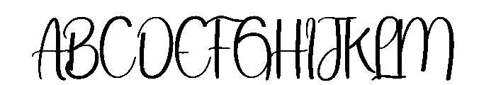 Wedding Signature Font UPPERCASE