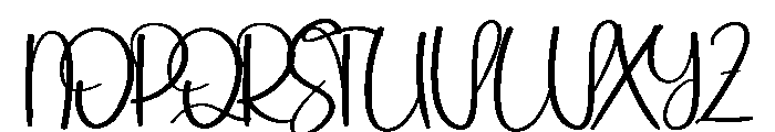Wedding Signature Font UPPERCASE