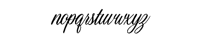 Wedding in the Starlight Font LOWERCASE