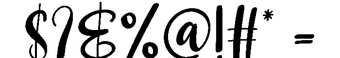 Wedding3 Font OTHER CHARS